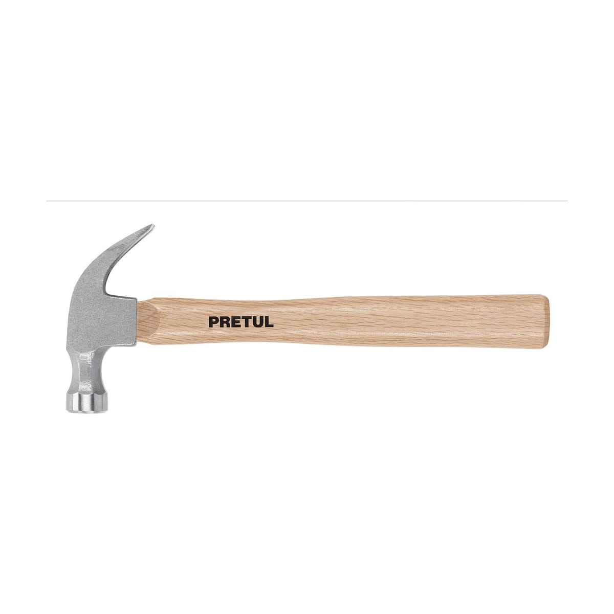 Martillo Uña Curva 16oz Mango Madera MP-16 - Pretul