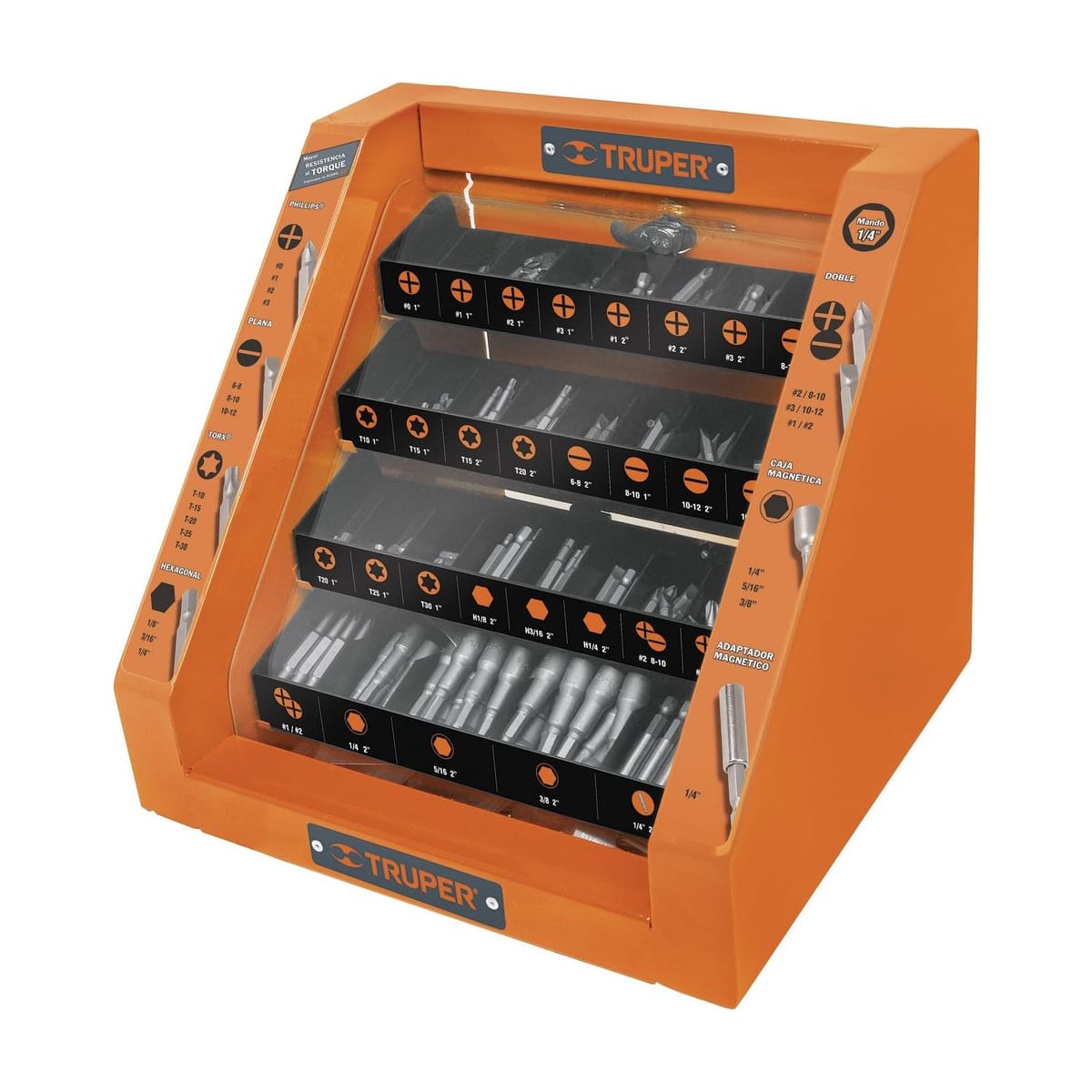 Exhibidor Despachador de Puntas 290pz DES-PUN-290 - Truper