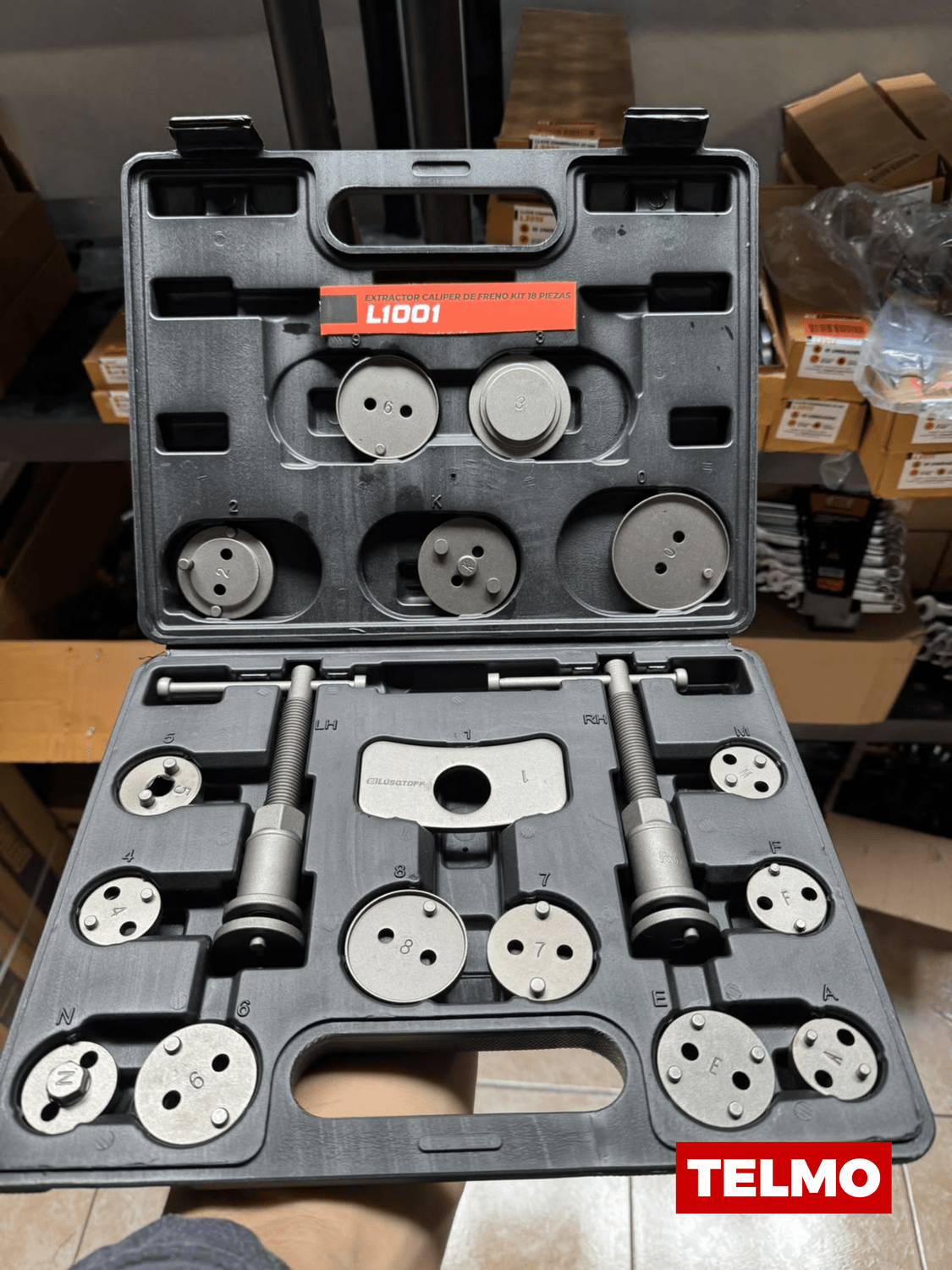 Set Extracción Caliper Freno Universal 18 Piezas L1001 - Lusqtoff