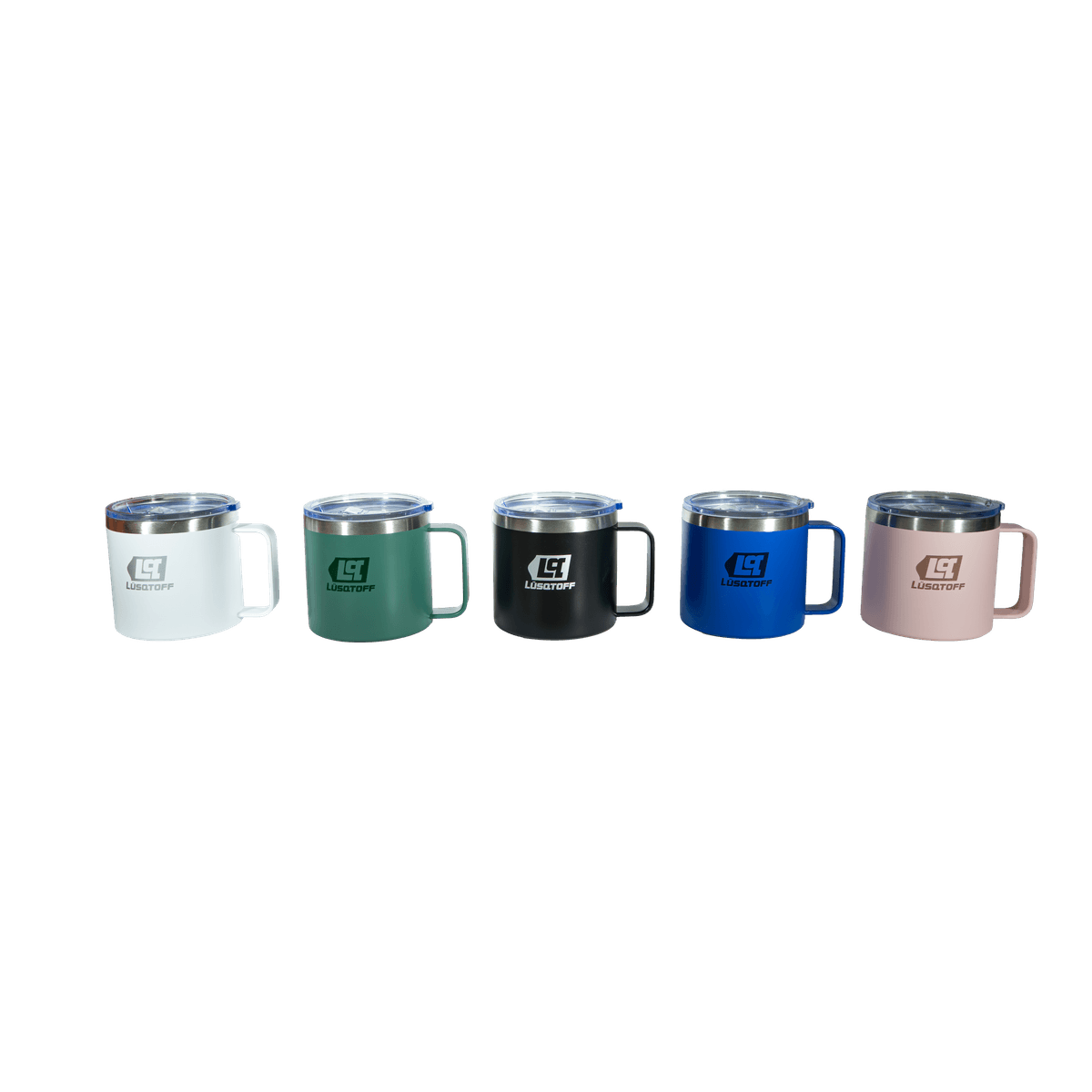 Taza Térmica 420ml Blanco TTL420-8B - Lusqtoff