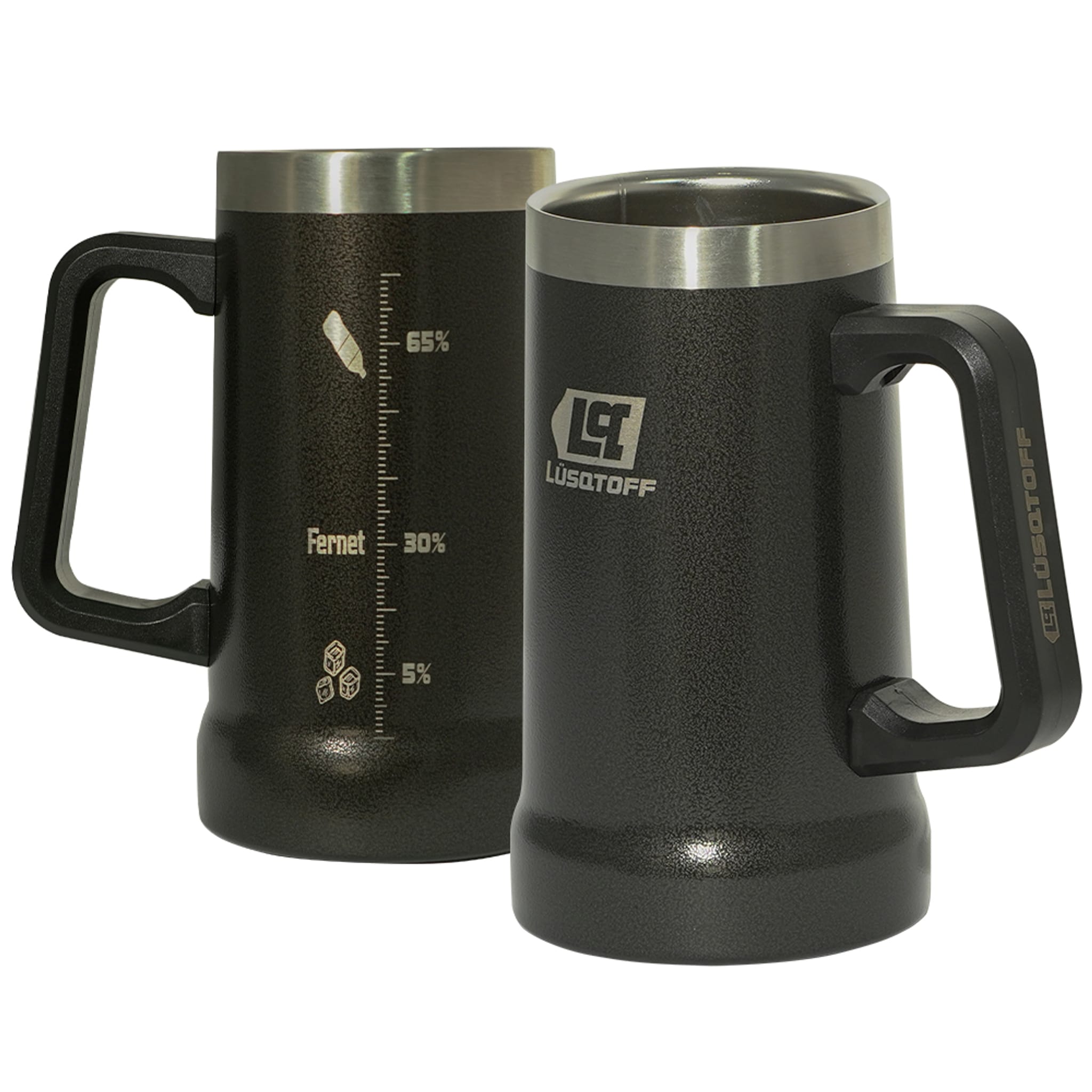 Vaso Fernetero 700ml Negro VFL700-8N - Lusqtoff