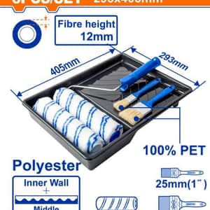 Set Rodillos Pinceles y Bandeja Para Pintar 6 Piezas WCB3H63 - Wadfow