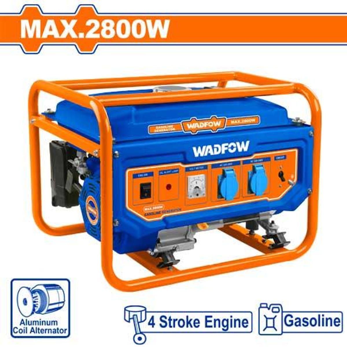 GENERADOR ELECTRICO 2800W 220V WADFOW