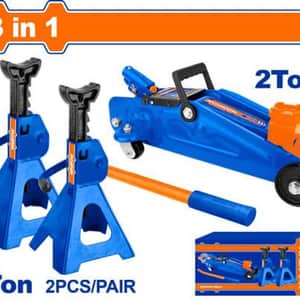 Combo Crique Hidráulico 2t + 2 Soportes 2t WHJS2202 - Wadfow
