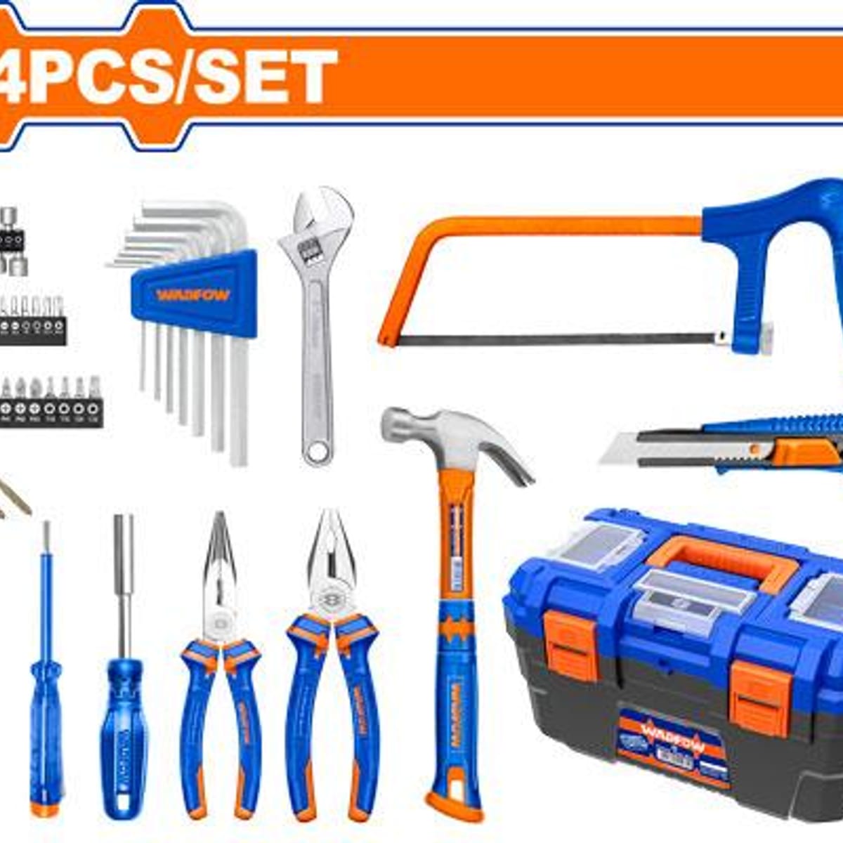 Set Herramientas Manuales Caja 84 Piezas WHS3B84 - Wadfow