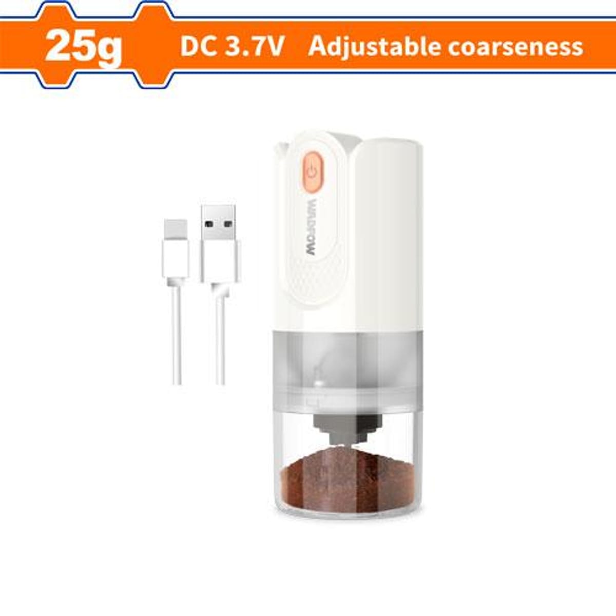 MOLINILLO DE CAFE INALAMBRICO 15W 25 GR WADFOW