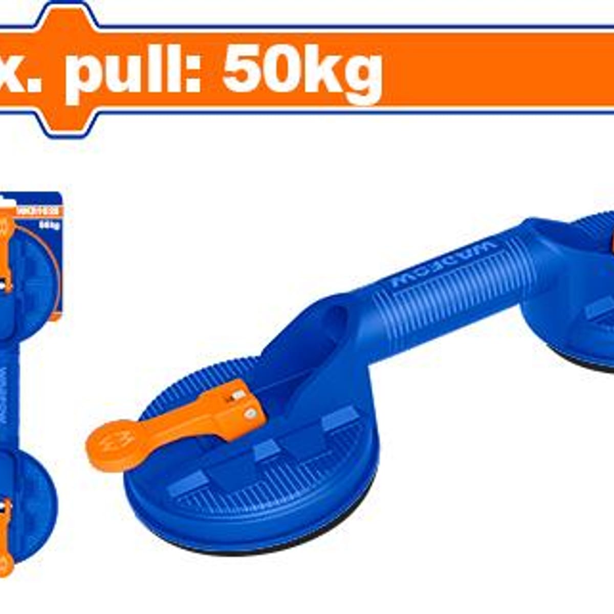 Ventosa Doble 50kg Diámetro 115mm WKR1G50 - Wadfow