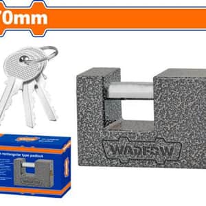 Candado Rectangular Hierro 70mm + 3 Llaves WPD7570 - Wadfow