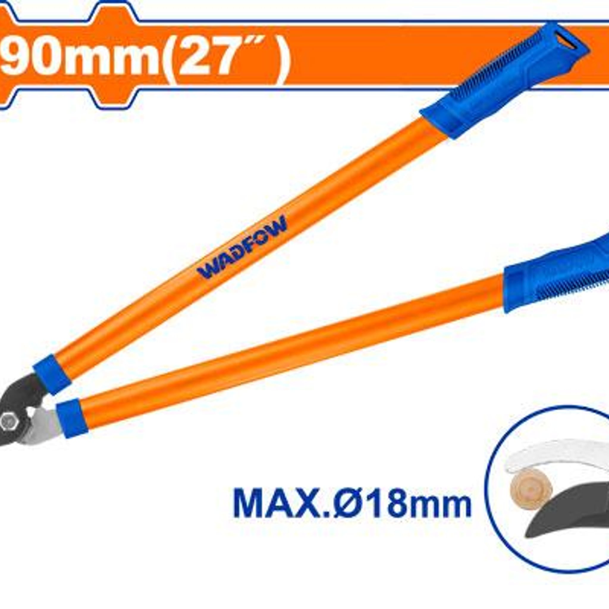 Tijera de Poda Mango Largo 27" 690mm Corte 18mm WPR1301 - Wadfow