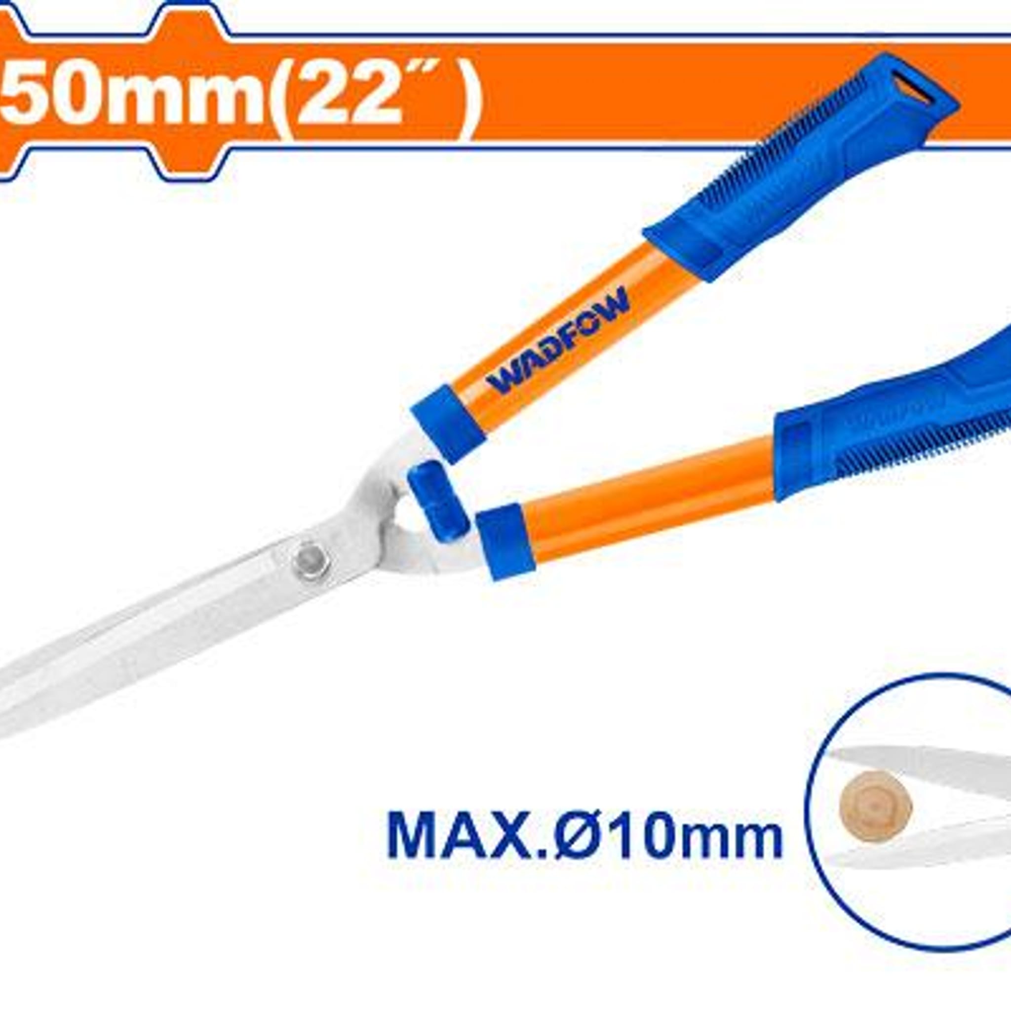 Tijera Poda Cerco 22" 550mm Acero Carbono WPR2301 - Wadfow