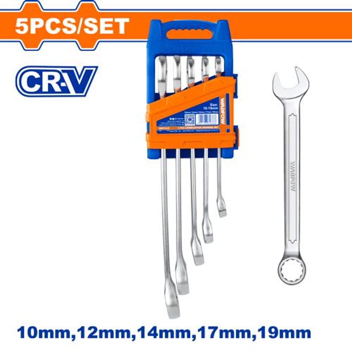 Set Llaves Combinadas 10 12 14 17 19mm 5 Piezas WSP1215 - Wadfow