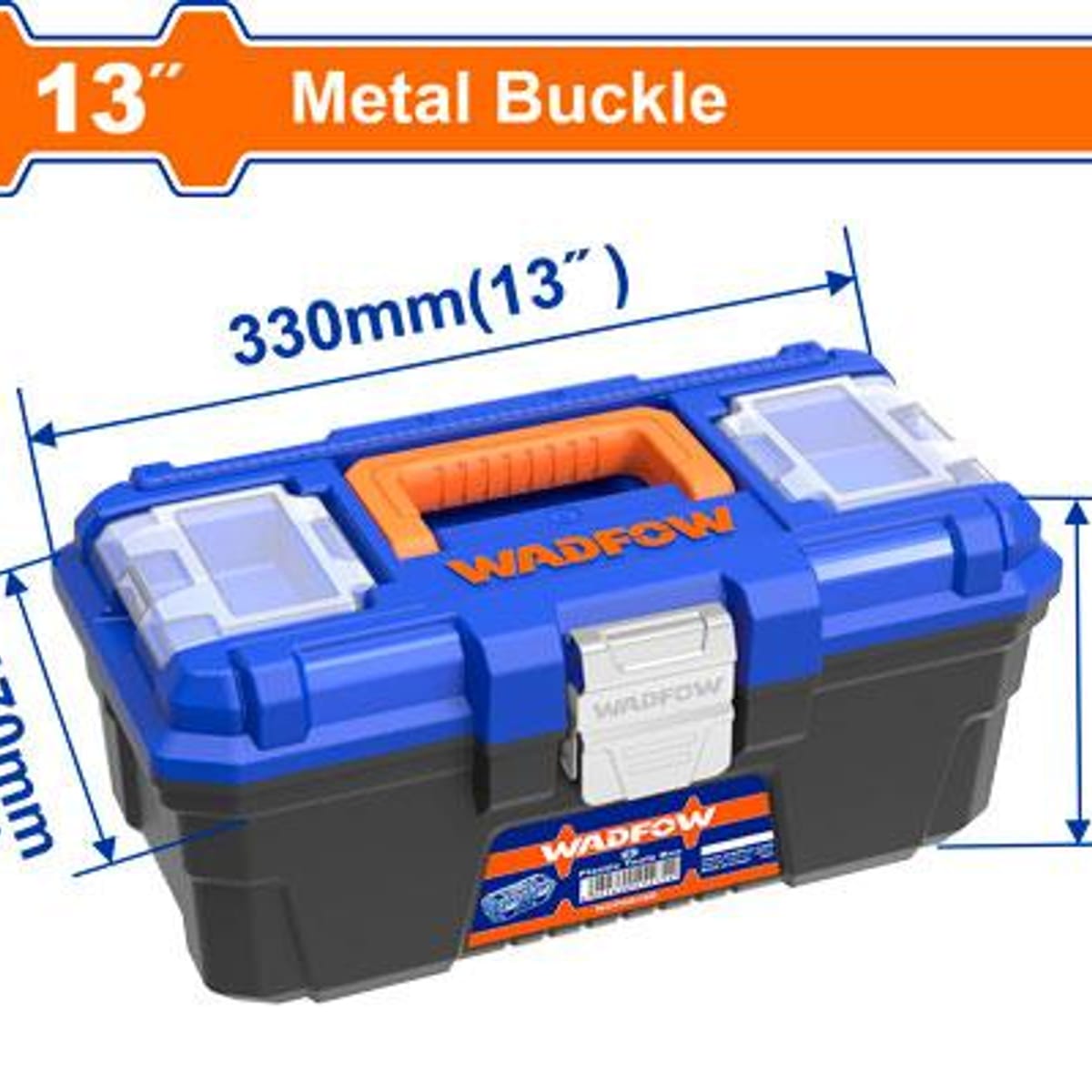 Caja Herramientas Plástica 13 Pulgadas WTB3313 - Wadfow