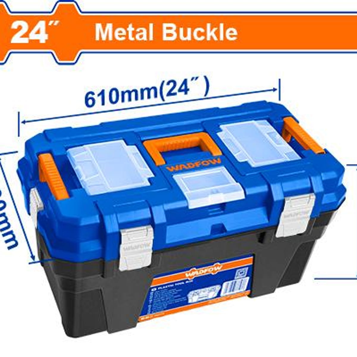 Caja Herramientas Plástica 24 Pulgadas WTB3324 - Wadfow