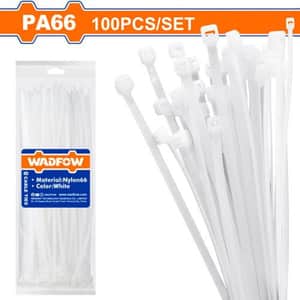 Precintos Nylon Blanco 350x4.8mm 100 Unidades WTE335048 - Wadfow