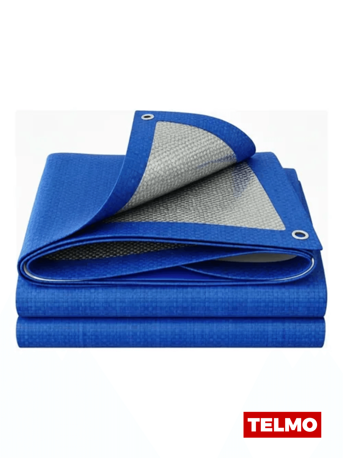 Lona Impermeable Polietileno Azul 2x3m 110g/m² Ojales Aluminio JDTQ1823 - Jadever