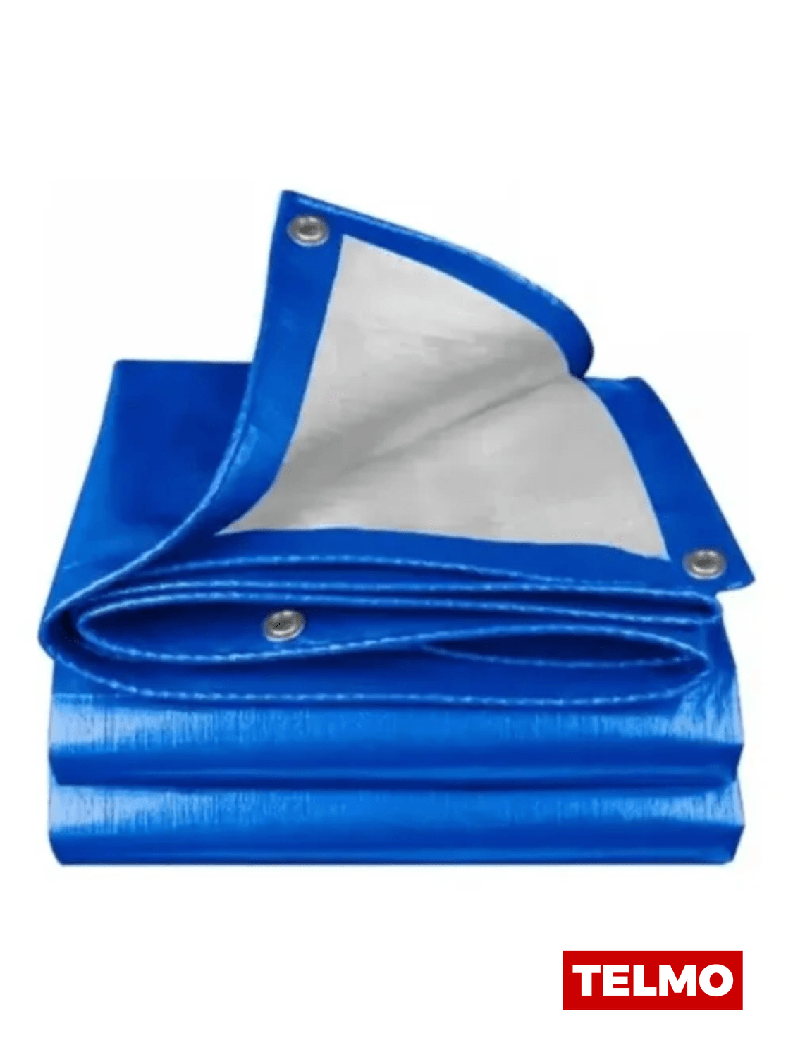 Lona Impermeable Polietileno Azul 7x10m 110g/m2 Ojales Aluminio WTQ1870 - Wadfow